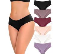 150 Pack Women's Underwear 15 Colors 5 Sizes (S-XXL) | Tagless Seamless No Show Panties Bulk Wholesale for Resale Donations Multi