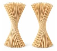 150 Pcs 12 Inch Natural Wooden Skewers | Smooth & Sturdy Bamboo Sticks | Eco Friendly, Polished & Splinter Free | Perfect for BBQ, Parties, Events & Everyday Use | Sustainable & Biodegradable