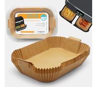 150 Pcs Air Fryer Liners for Ninja, Tower & Salter - 14cm Base Disposable Parchment Paper - Non-Stick, Greaseproof Air Fryer Accessories for 2L to 4.5L Baskets - Baking & Roasting Paper