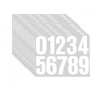 150 PCS Bin Numbers for Wheelie Bins, 4 Inch Self Adhesive Number Stickers 0-9, Large 4-Inch Number Stickers For Mailbox, Door, Address, Home, Garden, Outdoor Use