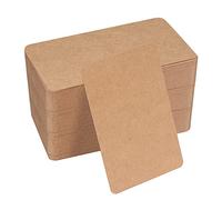 150 Pcs Blank Kraft Cards Paper, Brown Flash Cards Blank, Business Message Cards, Craft Words Cards Paper for DIY Card Making, Learning, Memory, Note, Gift Tags - 3.46 x 2.04 inch/8.8x5.2 cm