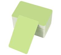 150 Pcs Blank Kraft Cards Paper, Green Flash Cards Blank, Business Message Cards, Craft Words Cards Paper for Learning, Study, DIY, Memory, Note, Gift Tags - 3.46 x 2.04 inch /8.8 x 5.2 cm