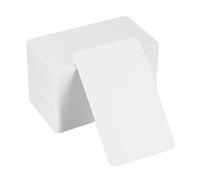 150 Pcs Blank Kraft Cards, White Business Message Cards, Craft Words Cards Paper, Flash Cards Blank for Learning, Study, DIY, Memory, Note, Gift Tags - 3.46 x 2.04 inch /8.8 x 5.2 cm