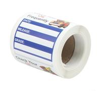 150 PCS Car Maintenance Reminder ers for Oil Change Tracking, Strong PP Labels for Windshield, Garage & Fleet Vehicle Service Schedule