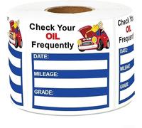 150 Pcs Car Oil Change Reminder Stickers, Strong Maintenance Labels for Windshield, Easy Track Service Schedule for Auto Vehicles, Garage and Fleet