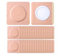 150 Pcs Castor Oil Belly Button Patch, Square Castor Oil Pack Wrap, Self-Adhesive Belly Button Patches, Highly Absorbent, Also for Neck, Shoulders, Knees, Feet Reduce Rubbing