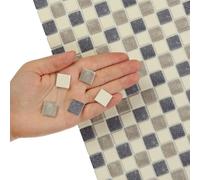 150 pcs, Dollhouse Flooring, 1:12 Scale Doll House Tiles, Miniature Checkerboard Floor, REDUCIO! (Classic)