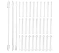 150 Pcs Electronics Cleaning Cotton Swabs, 3 Sizes Double Tipped Precision Cotton Buds, Dust Free Pointed Cotton Swabs, Disposable Cotton Tipped Applicator, Cotton Swab Rods with Paper Sticks