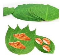 150 Pcs Green Leaf Parchment Paper, Cheese Board Paper for Charcuterie Serving, 50 Sheets 12" & 50 Sheets 7" & 50 Sheets 4.3" for Party Decorations, and Holiday Table Food Accessories