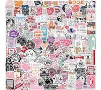 150 PCS Holographic Kindle Stickers,MEOAlBkey Bookish Glitter Vinyl Stickers Pack for Kindle/Laptop/Journals Fantasy ACOTAR Scrapbooking Stickers for Adults Waterproof & Removable