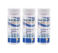 150 Pcs Hot Tub Test Strips & Pool Test Strips, 3-Way Spa Test Strips for Hot Tub for Chlorine, Bromine, pH & Total Alkalinity, Clear Water Testing Accessories for Lazy Spa, Pond, Swimming Pool
