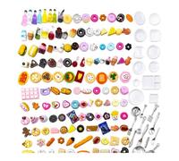 150 Pcs Mini Food Set Toy Food Doll House Accessories