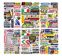 150 Pcs Motorcycle Sticker, Vinyl Waterproof Car Stickers Cartoon Bike Motocross Helmet Decals Sticker for Bumper Skateboard Motorbike Computer Laptop