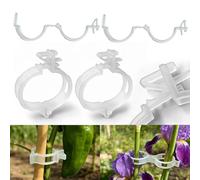 150 Pcs Plant Support Clips,2026 Upgraded with 3 Adjustable,Plastic Ties for Outdoor Plants,Tomato Vine Clips,Plant Fixing Clips for Climbing Plants,Garden Grape and Vine Vegetables Transparent