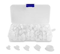 150 Pcs Plastic Hole Plugs White, Screw Hole Covers In 5 Sizes, White Round Hole Cover Available In 5/6/8/10/12mm, Cover Cap For Cabinet, Universally Applicable Furniture Hole Covers