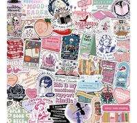 150 Pcs Romance Book Stickers for Kindle, Glitter Reading Vinyl Decals