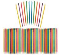 150 Pcs Scratch Art Sticks - Colorful Scratch Art Tools - 4.7 Inch Heavy Duty Wooden Stylus for Scratch Art DIY Craft