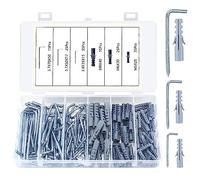150 Pcs Screw Hooks, L Shaped Hook, Square Dresser Hooks, Cup Hooks Screw in Hooks, L Hook Screws, Ceiling Hooks, Square Shouldered Screws Hooks, Right Angle Screws Hooks for Hanging