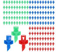 150 Pcs Sprinkler Head Drip Irrigation Emitters Misting Nozzles Water Sprinkler For Lawn Micro Sprinkler Heads Irrigation Misting Sprinkler Hydroponic Aeroponic Misters Cloners For Garden Agriculture