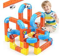 150 PCS Track Fusion Toy, Cube Track Toys for 6 7 8 Year Old Boy 3D Embedded Layouts Train Track Set Girl Gift for 5 6 7 Year Olds Boys Toys Age 3-12 for Kids Toy Age 4 5 6