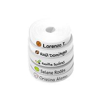 150 Personalised Iron-On Name Labels for Clothes. Fruits Icons, Washable Fabric Labels for School, Nursery, Care Home & Hospital