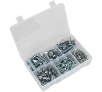 150 Piece High Tensile Setscrew Assortment - M5 to M10 - Partitioned Storage Box