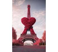 150 Piece Jigsaw Puzzles for Adults, Roses Eiffel Tower Classic Puzzle, 13.8x9.8 inch, Premium Interlocking No Dust, Family Indoor Activity