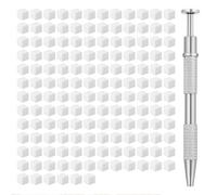 150 Piece Nail Sponges for Ombre Nail Art with 1 Gripping Pen - Gradient Nail Art Set with Storage Box - DIY Nail Design Accessories for Salon and Home