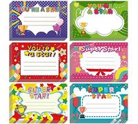 150 Pieces Back to School Recognition Rewards Award Certificates Kindergarten Preschool Award Certificates You're A Star Super Star Achievement Card for Teacher Classroom School Supplies