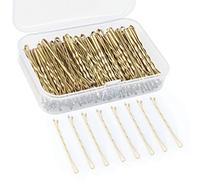 150 Pieces Bobby Pins, Hair Clips Hair Grips Kirby Grips for Women Hair Styling Pins with Storage Box (Blonde)