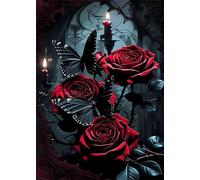 150 Pieces Jigsaw Puzzles For Adults Educational Game Challenge Toy Gifts 150 piece puzzles for adults Family Activity Game Puzzle Rose Flower Butterfly