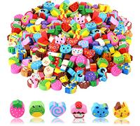 150 Pieces Mini Erasers for Kids Bulk - Novelty Animal and Pencil Assortment - Cute Small Erasers for Students, Homework, School, Classroom Rewards, Prizes, Party Favors (Multi-Style)