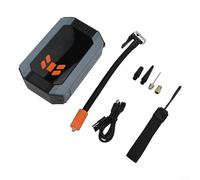 150 PSI Portable Wireless Air Pump with Dual-Mode LCD Display for Current and Set Pressure, Ideal for On-the-Go Tire Inflation