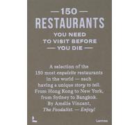 150 Restaurants You Need to Visit Before You Die (150 S - Hardback NEW Vincent,