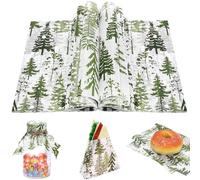 150 Sheets Christmas Tree Deli Paper, 9.8 x 8.3inch Yellow Green Proof Food Deli Sheets Sandwich Wrap Grease Resistant Liners Greaseproof Food Wax Paper for Home Kitchen (Yellow Green)