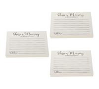 150 Sheets Small Funeral Cards, Thick Paper Memory | Elegant Chic Sheets, Easy to Write Notes, Collect Guest Memories for Birthdays and Scrapbooks