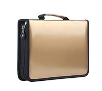 150 Slots Colored Pencil Case, PU Leather Fabric Pencil Case, Multi-Layer Art Pencils Storage Organizer Stationary Case for Painting Tools(Gold)