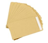 150 Small Brown Envelopes - Mini Seed Packets with Self-Adhesive Strips - 9x6 cm