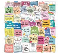 150 Stück Positive Affirmation Sticker, Inspirational Motivational Stickers for Promoting Self-Love and Mental Wellbeing, Ideal for Water Bottles, Laptops, Planners and More, for Students, Teenagers
