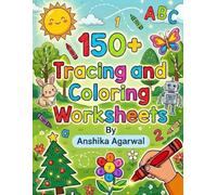150+ Tracing and Colouring Worksheets | Tracing Lines and Shapes, Colouring Fun, Logical Mazes and Much More
