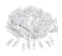 150 Transparent Mini Pegs, 2.5CM Mini Pegs for Photos, Small Plastic Peg, for Hanging Photos, DIY Crafts, Card Paper, Suitable for Photo Studio, Home, Photographers and DIY Enthusiasts