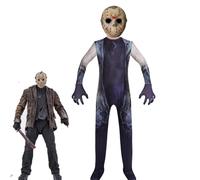 (150) Voorhees Halloween Jason Kids Cosplay Costume Fancy Party Set