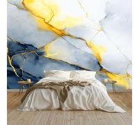 150 x 105 cm Photo Wallpaper Abstract Marble Texture, Non-Woven Premium Art Print Fleece Wall Mural Decoration, Grey Wallpaper Mural Wall Art for Living Room Bedroom Children's Room