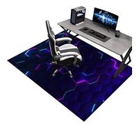 150 x 170 cm Office Gaming Chair Mat for Hard Floor and Carpet, Computer Floor Mat, Desk Chairmat, Office Chair Rug Protector for Rolling Chair