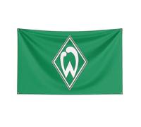 (150 x 240cm, E) Born Pretty 3x5 Sv Werder Bremen Flag Polyester Printed Racing Sport Banner For Decor
