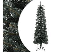 Artificial Slim Christmas Tree with Stand Green 150 cm PVC