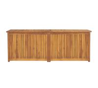 (150 x 50 x 53 cm) vidaXL Garden Storage Box Pillow Blanket Chest Tool Chest Solid Wood Teak