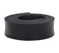 (150 x 8 x 2 cm) vidaXL Rubber Edge for Snow Plow Replacement Snow Plow Cutting Edge Black
