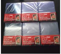 150 x ULTRA PRO Toploaders 3" x 4" Clear Rigid Sleeves Top Loaders Protectors