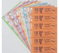 1500 10 PAGE GAMES JUMBO BINGO TICKETS 6 TO VIEW JUMBO BINGO BOOKS